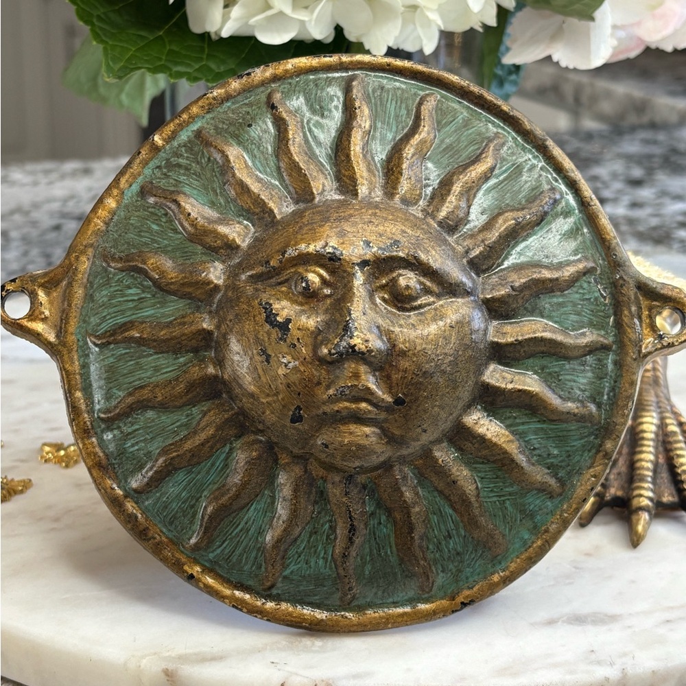 Rare Antique Sun Fire Insurance Plaque